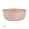 Accent Bowls 14 Oz. Round Blush • Gold Plastic Bowls | 10 Pack