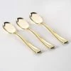 Classic Flatware Classic Design Gold Plastic Spoons | 20 Spoons