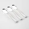 Classic Flatware Classic Design Silver Plastic Spoons | 20 Spoons
