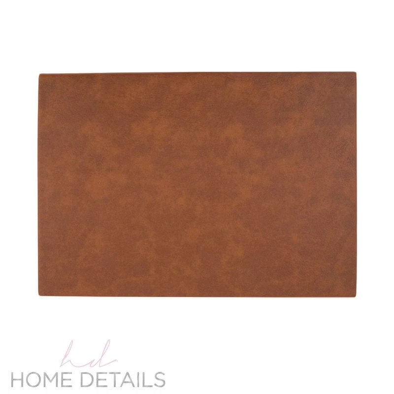 Leather Placemat Chargers And Runners Home Details Faux Leather Double Sided Placemat In Tan 1 Leather Placemat Chargers And Runners Home Details Faux Leather Double Sided Placemat In Tan