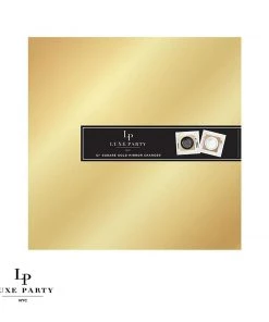 Luxe Party NYC 12" Gold Square Light Weight Mirror Charger Plate | 1 Charger