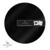 Luxe Party NYC 13" Black Round Light Weight Mirror Charger Plate | 1 Charger Chargers And Runners