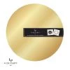 Luxe Party NYC 13" Gold Round Light Weight Mirror Charger Plate | 1 Charger Chargers And Runners