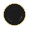 Luxe Party NYC Black And Gold Plastic Charger Plate | 1 Charger