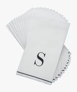 Luxe Party NYC S - Bodoni Script Single Initial Napkins
