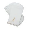 Luxe Party NYC White And Gold Hebrew Paper Napkins - NUN