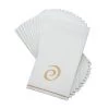 Luxe Party NYC White And Gold Hebrew Paper Napkins - PAY