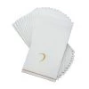 Luxe Party NYC White And Gold Hebrew Paper Napkins - RAYSH