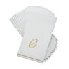 Luxe Party NYC White And Gold Hebrew Paper Napkins - SHIN
