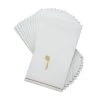 Luxe Party NYC White And Gold Hebrew Paper Napkins - VAV