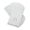 Luxe Party NYC White And Gold Hebrew Guest Paper Napkins - TUF