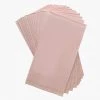 Luxe Party NYC Blush With Silver Stripe Paper Napkins - 3 Available Sizes