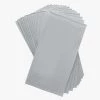 Luxe Party NYC Grey With Silver Stripe Paper Napkins - 3 Available Sizes