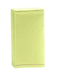 Luxe Party NYC Lime With Gold Stripe Paper Napkins - 3 Available Sizes