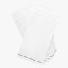 Luxe Party NYC White With Silver Stripe Paper Napkins - 3 Available Sizes