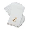 Luxe Party NYC Z- Bodoni Script Single Initial Paper Napkins