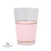 Luxe Party NYC Blush • Gold Plastic Cups | 10 Cups