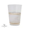 Luxe Party NYC Drinkware Marble • Gold Plastic Cups | 10 Cups