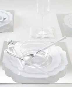 Luxe Party NYC Upscale Round Clear Plastic Wine Cups | 4 Cups New Arrivals