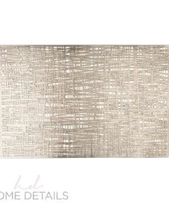 Santorini Chargers And Runners Barcelona Metallic Placemat In Gold