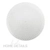Chargers And Runners Home Details Round Saturn Laser Cut Placemat In Silver