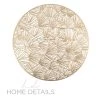 Round Shell Laser Cut Placemat In Gold