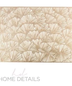 Shell Laser Cut Placemat In Gold Chargers And Runners