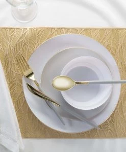 Shell Laser Cut Placemat In Gold Chargers And Runners