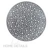 The Moon Home Details Round Moon Laser Cut Placemat In Silver Chargers And Runners