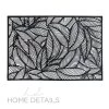The Pear Home Details Pear Leaf Laser Cut Placemat In Black