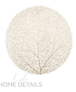 Round Tree Laser Cut Placemat In Gold Chargers And Runners