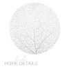 Chargers And Runners Round Tree Laser Cut Placemat In Silver