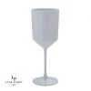 Luxe Party NYC New Arrivals Upscale Round White Plastic Wine Cups | 4 Cups